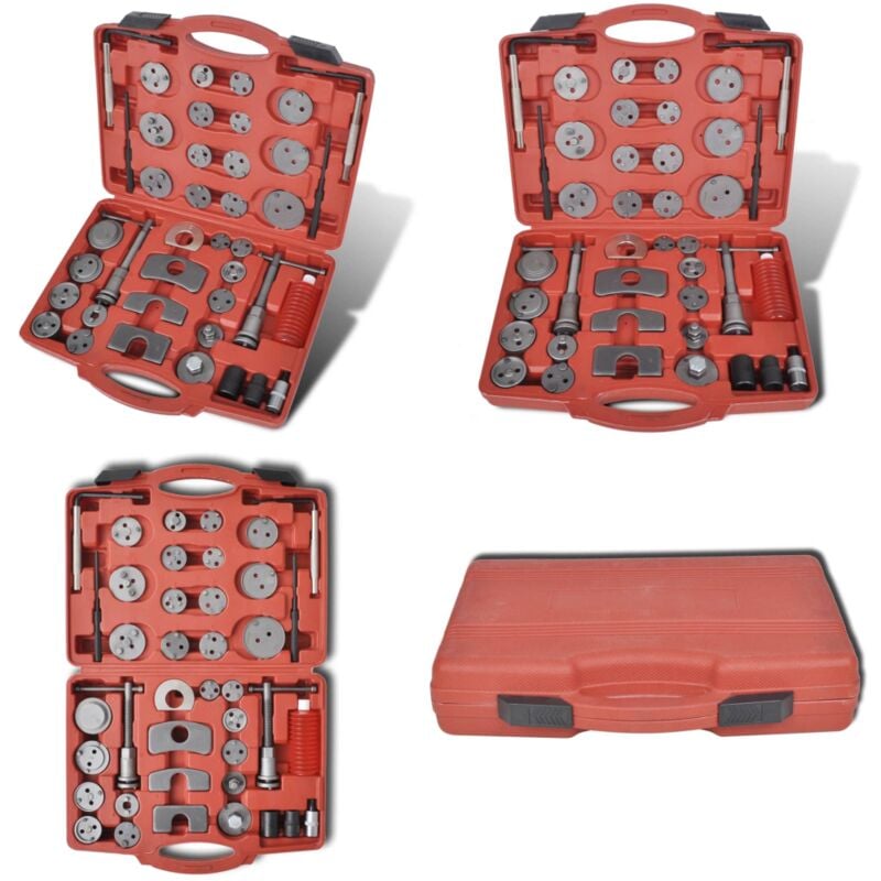 Vidaxl - Kit d'outils de filetage de piston d'étrier 40 pcs - Outil De Frein - Étrier De Frein - Outil De Réparation Automobile - Kit De Montage De