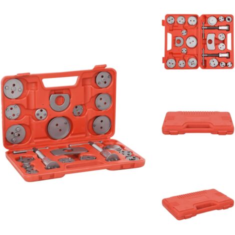 Kit d'outils de filetage de piston d'étrier vidaXL
