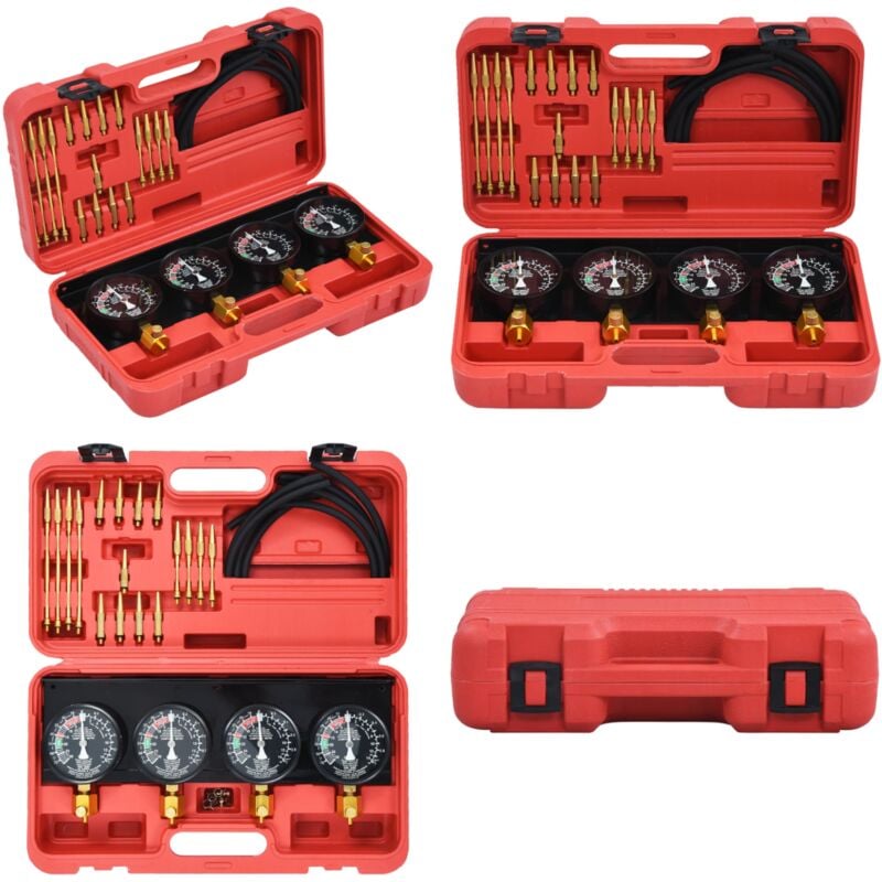 Vidaxl - Kit d'outils de jauge de synchroniseur de vide de carburateur - Kit Synchronisation Carburateur - Outil Synchronisation Carbu