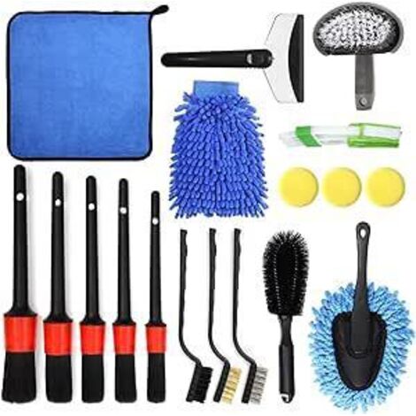 Kit d'outils de nettoyage automobile, outils de détartrage, de nettoyage et de polissage, ensemble de nettoyage