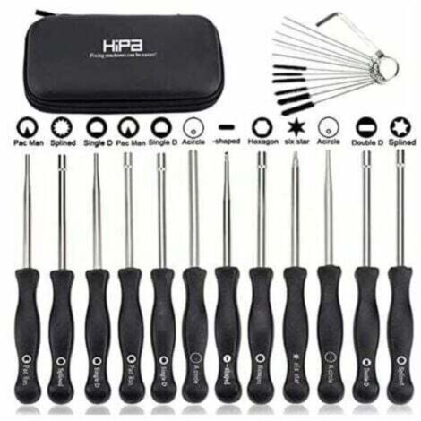 Kit d’outils de réglage carburateur 2T – 12 pièces en acier trempé, compatible débroussailleuses et tronçonneuses (Poulan, Husqvarna, Stihl, Echo, Trimec)