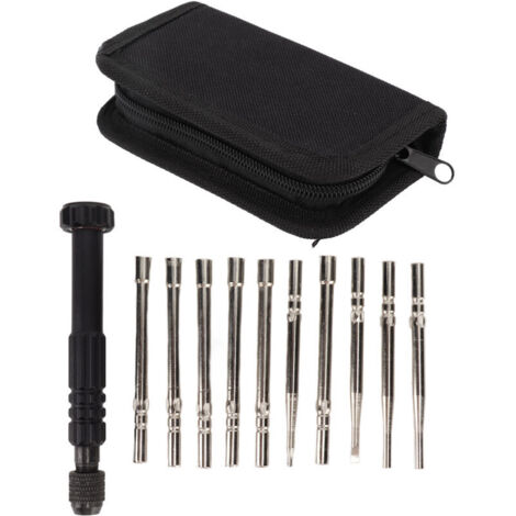 Kit d'outils de réglage de carburateur, pour petit moteur commun à 2 cycles, tournevis de réglage de carburateur, Kit de tête avec poignée 10 pièces