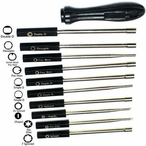 Kit d'outils de réglage de carburateur pour Petit Moteur Stihl Husqvarna Poulan Jonsered McCulloch MTD Ryobi Homelite Echo Makita Dolmar Honda Solo Oleo-Mac Efco Zama Walbro THISNDE