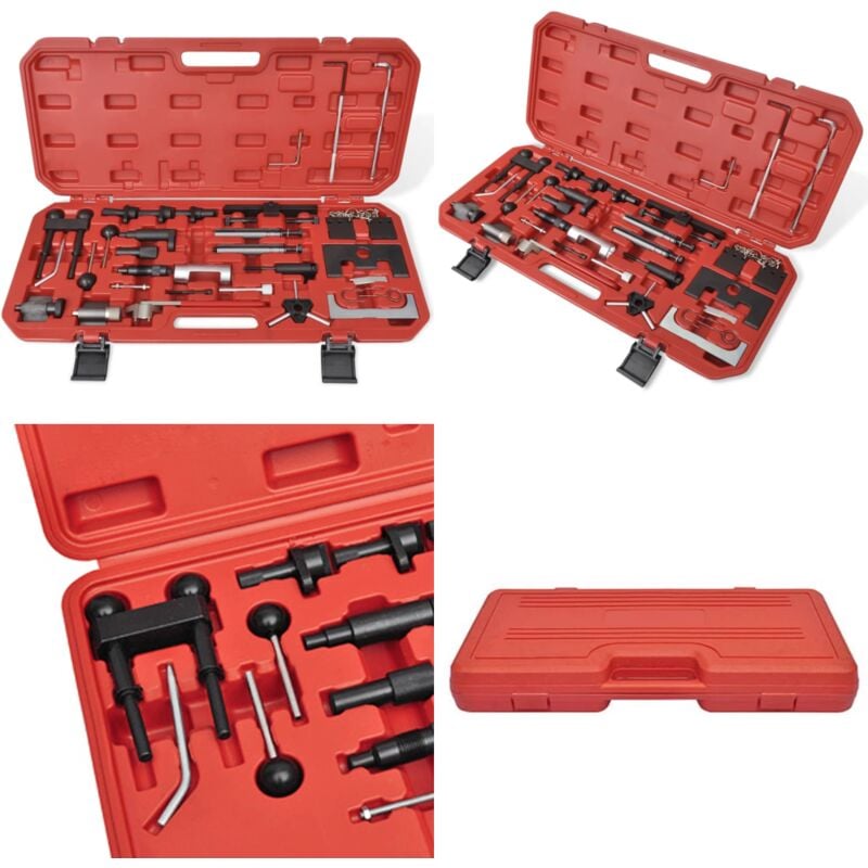 Vidaxl - Kit d'outils de réglage pour voiture diesel et à essence - Outil Auto - Outils Mécanique - Kit Outils Vw Audi - Courroie De Distribution