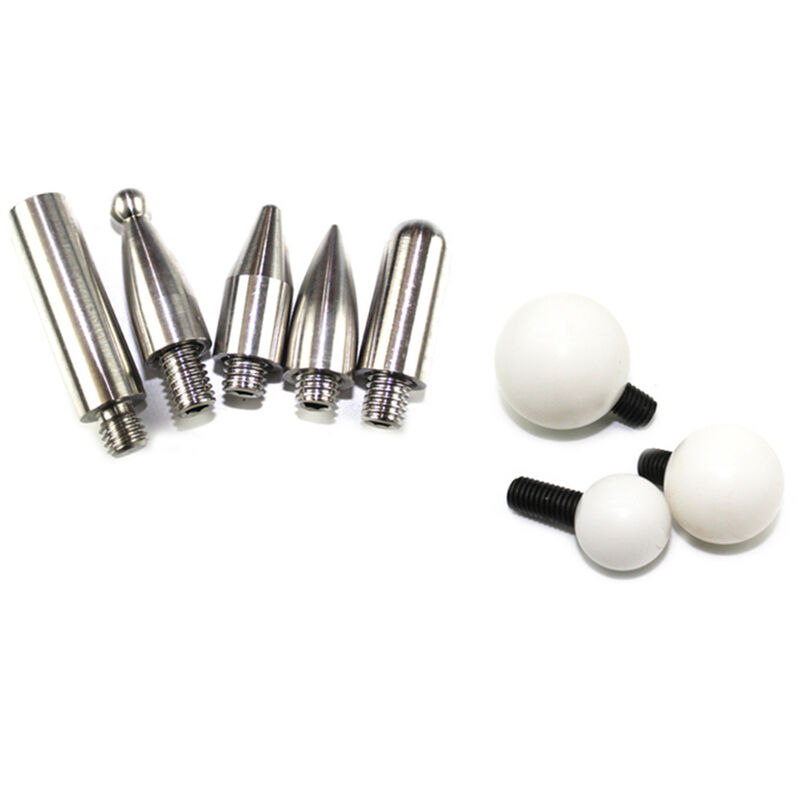 Kit D'Outils De Reparation De Bosses De Voiture M8 Vis 3 Pieces Boules Rondes + 5 Pieces Barres D'Extension En Acier Inoxydable
