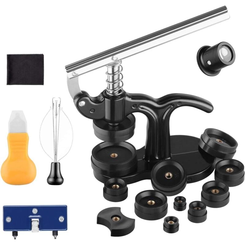 Coocheer - Kit d'outils de réparation de montres professionnel pour la réparation et le remplacement de la pile de montre