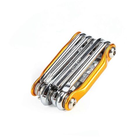 Kit d'outils de réparation de vélo multifonction 202411 en 1, clé pliable de poche