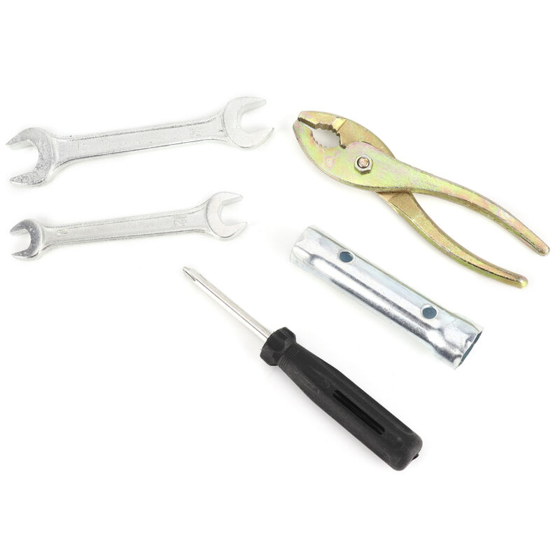 Ineasicer - Kit d'outils de réparation moto Clé à molette Tournevis Pince Bougie Set de douilles Universel