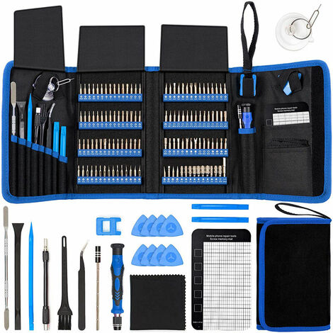 Kit d'outils de tournevis portable 142 en 1, tournevis de réparation électronique, outil de réparation d'instruments de précision, tournevis, convient à toutes sortes d'équipements électroniques Macar