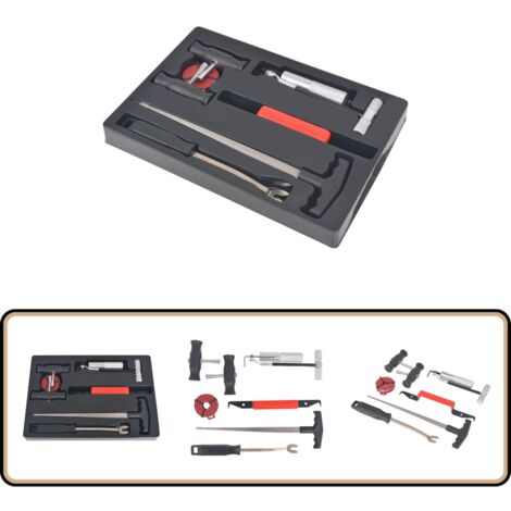 Kit d'outils d'enlèvement de pare-brise - Kit Dépose Pare Brise - Outils Vitres Auto - Démontage Pare Brise - Réparation Pare Brise - Kit Entretien Voiture