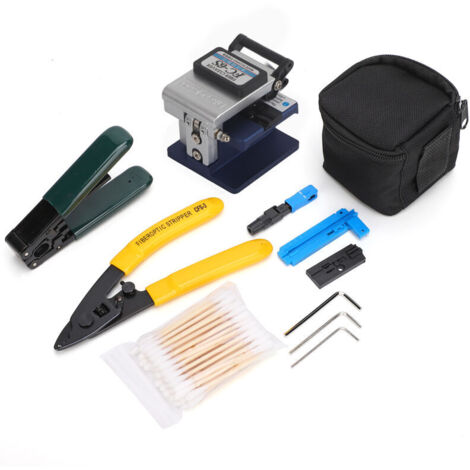 Kit d’outils d’épissure pour fibre optique avec pince coupante FC-6S