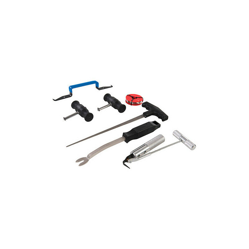 Kit 7 pcs d'outils dépose pare-brise - 554603 Silverline