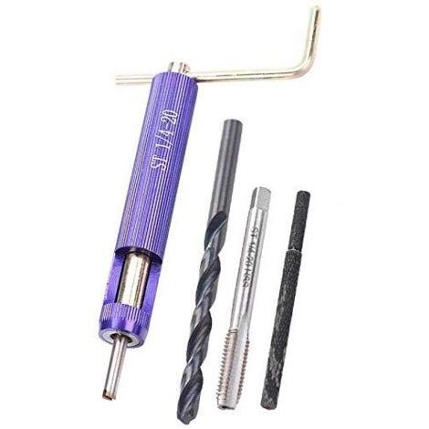 Kit d'outils d'installation de jeu d'inserts filetés en acier inoxydable 50 pièces 1/4-20UNC  1.5D