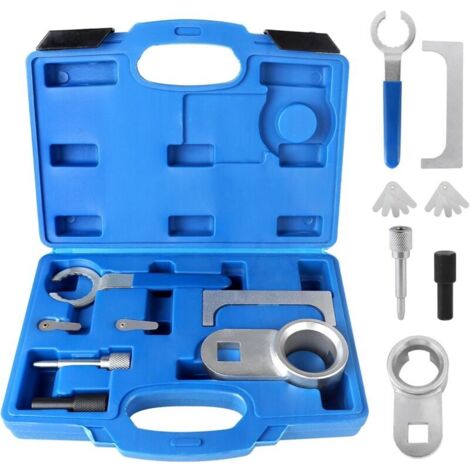 Kit d'outils d'installation moteur Compatible avec VW T4 Crafter LT 2.4D 2.5D SDI TDI Outil courroie de distribution Kit d'outils de calage moteur Outil de verrouillage arbre à cames Outil de