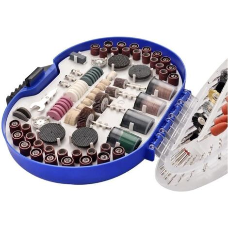 Kit d'outils rotatifs  Accessoires polyvalents, kit d'amélioration de la maison – pour polissage facile, perçage, gravure, coupe, ponçage, meulage, réparation à domicile -