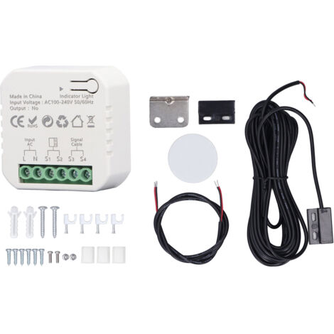 Kit d'ouverture de porte de Garage intelligent, pour application Tuya Zigbee, télécommande WiFi, commande vocale coulissante 100-240V