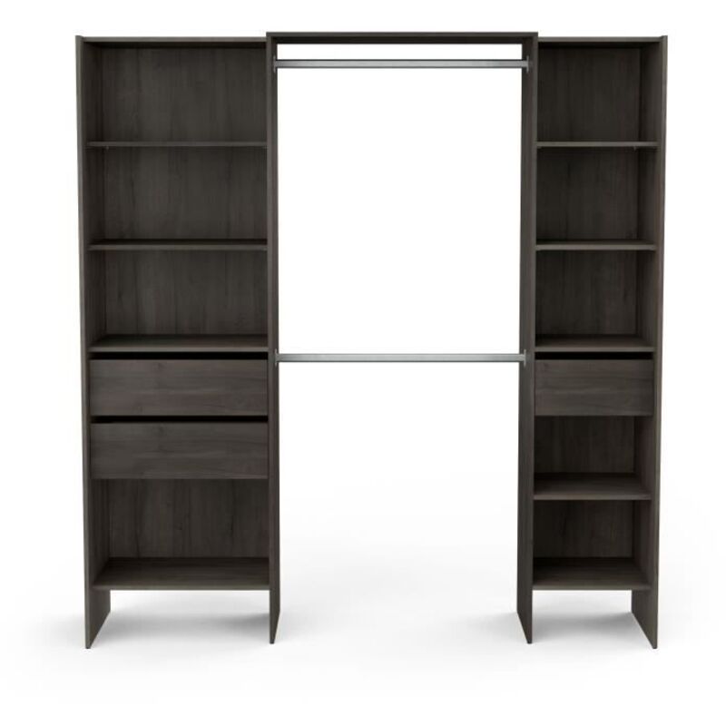 Demeyere - Kit dressing extensible - miami - Chene Waterford - 191,8 x 50 x 204,5 cm