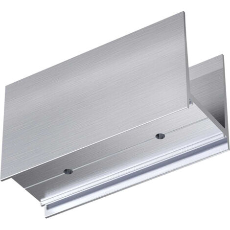Kit Dritto Continuo Steel Alluminio Cromo Luce