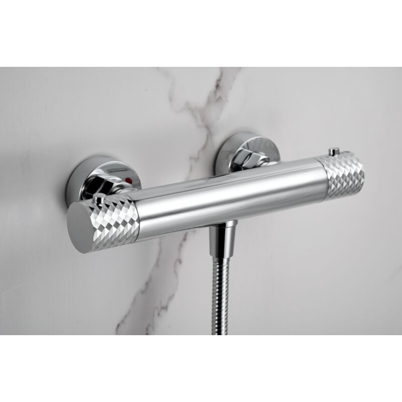 Imex - BTG053-5 génova Kit Ducha Termostático Cromo - ref: BTG053-5