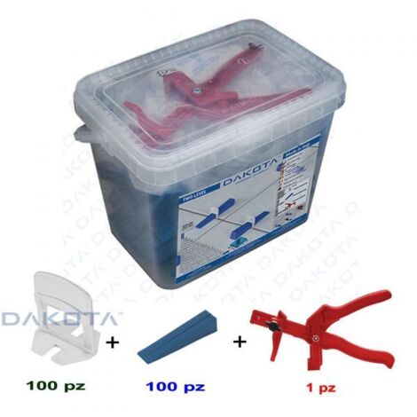 Kit Due Livelli - 100 incroci con calettature spessore 2mm