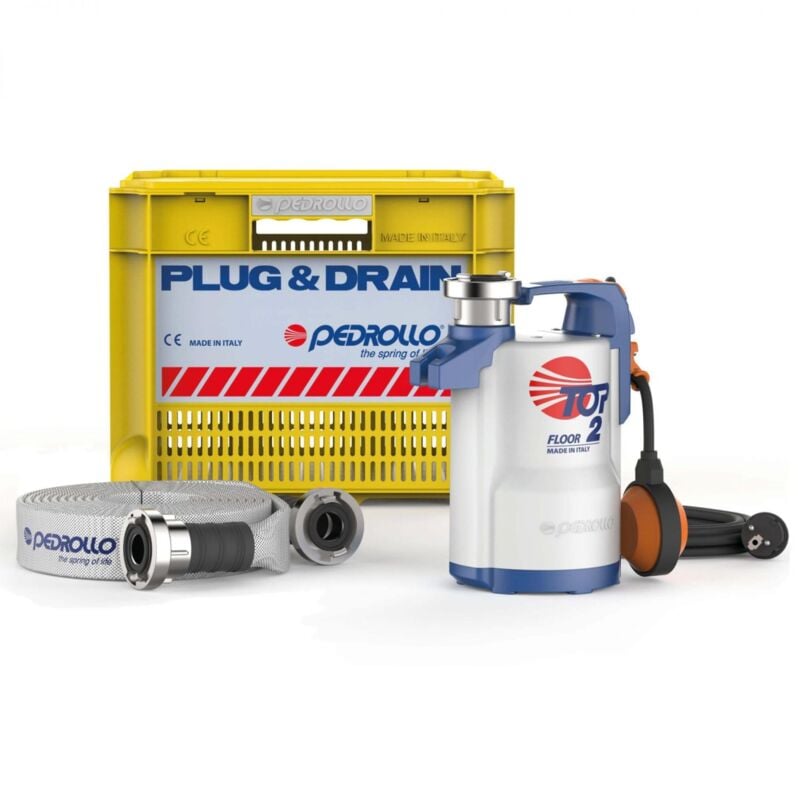 Kit D'urgence Pour Inondation Pedrollo Plug&drain Avec Flotteur 220v 9 M3/h 0.37kw