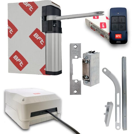 KIT E5 BT A12 MOTORISATION 24V POUR PORTILLON AVEC GACHE ELECTRIQUE BFT - BFT
