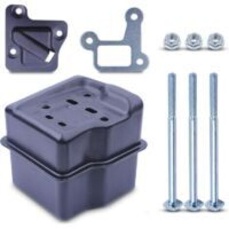 Kit Échappement pour STIHL 029 039 MS310 MS290 MS390 Série Tronçonneuse, Pot d'echappement + Joint + Vis et Écrous + Support Silencieux Accessoire Pièces de Rechange