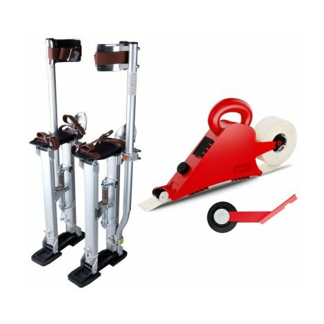 Kit échasses aluminium KRTools de 38 à 58 cm + banjo TX650 avec roulette d'angle Intex