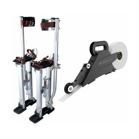 Kit échasses aluminium KRTools de 60 à 101 cm + banjo Hybrid Delko Tools