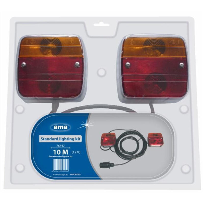 Lem Select - Kit éclairage a feux carrés à visser 10 mt + 4 mt