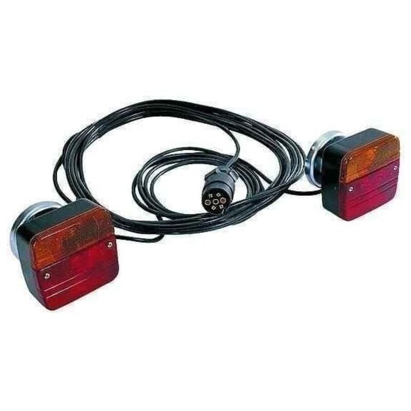 Imline - Kit éclairage remorque magnétique 12m / Entre feux 4m
