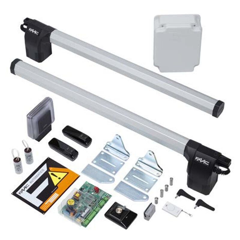 Kit eco 412 230v 105632445 Automatisme pour porte 2 Deux portes battantes - Faac