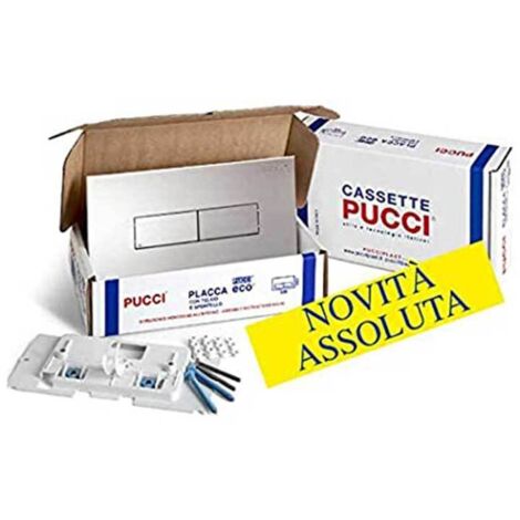 Kit Eco 310 Doppiotasto Cromata