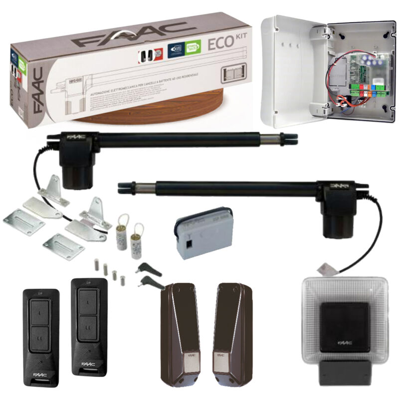 Kit eco integral 400 Motorisation battant Faac 24V Faac