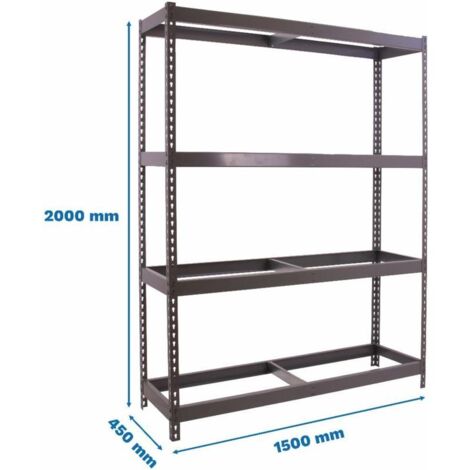 Kit Ecoforte 1504-4 Gris SimonRack