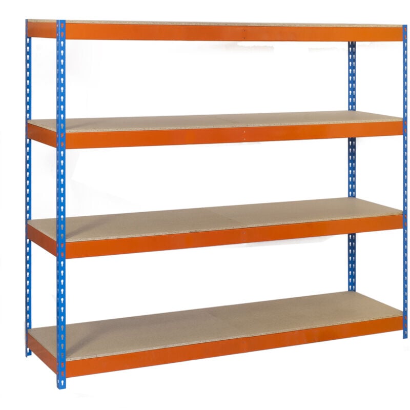

KIT ECOFORTE 1807-4 CHIPBOARD AZUL/NARANJA/MADERA - Simonrack