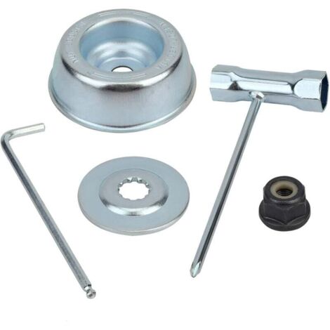 Kit Écrou Universel Tête Débroussailleuse Compatible Stihl FS55 FS56 FS70 FS80 FS85 FS90 FS94 FS100