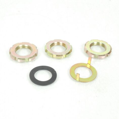Kit écrous cannelés M25 de direction pour scooter Peugeot 50