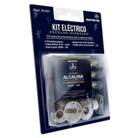 Kit Electrico Escolar Avanzado 3 Portalamparas Dh 80.601