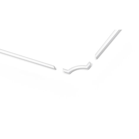 Kit éléments de coin NMC O16 NOMASTYL Noel Marquet Élement décorative design moderne blanc 4 pièces