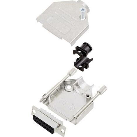 Kit embase SUB-D femelle Nombre de pôles: 15 encitech DTZK15-DBS-K 6355-0002-12 180 ° fût à souder 1 set S760501