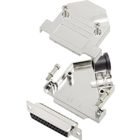 Kit embase SUB-D femelle Nombre de pôles: 25 encitech D45NT25-M-DBS-K 6355-0072-23 45 ° fût à souder 1 set S768571