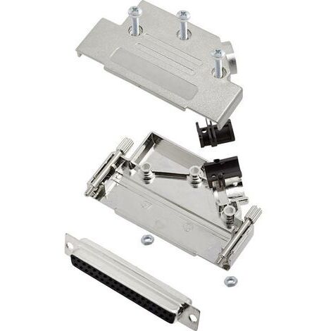 Kit embase SUB-D femelle Nombre de pôles: 37 encitech D45PK-M-37-DBS-K 6355-0009-14 45 ° fût à souder 1 set S768701