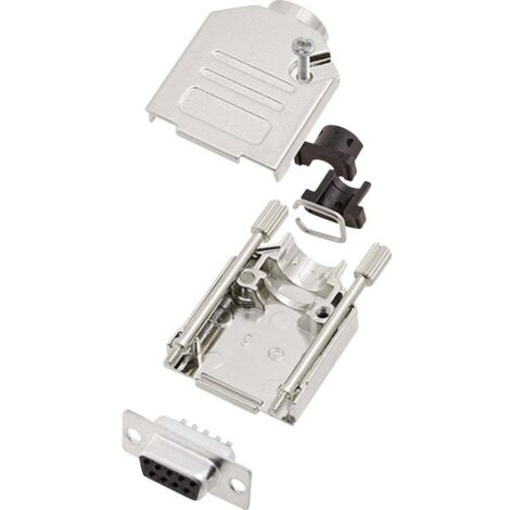 Kit embase SUB-D femelle Nombre de pôles: 9 encitech DTCK09-DBS-K 6355-0061-11 180 ° fût à souder 1