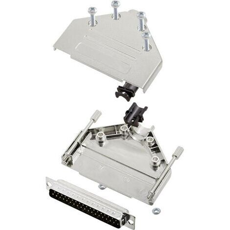 Kit embase SUB-D mâle Nombre de pôles: 37 encitech DTPK-M-37-DBP-K 6355-0030-04 180 ° fût à souder 1 set S763761