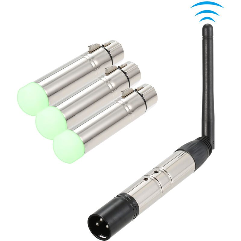 Kit émetteur-récepteur DMX512 4 pièces portable 2,4 g ism sans fil pour fête dj Show Club Disco ktv éclairage de scène