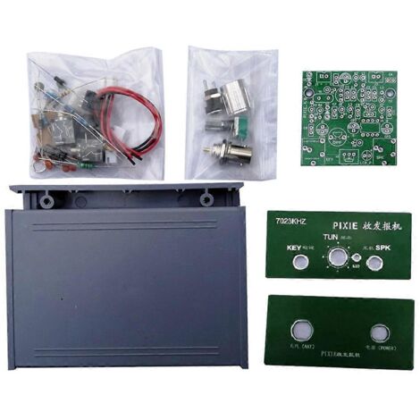 Kit émetteur-récepteur ondes courtes CW 7023 kHz avec boîtier