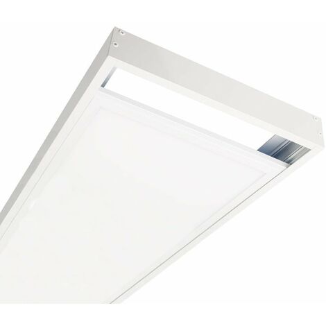 Kit en Saillie BLANC pour Dalle LED Slim 120x30 - Blanc - SILUMEN