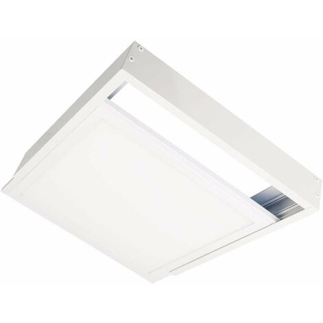 Kit en Saillie BLANC pour Dalle LED Slim 60x60 - Blanc - SILUMEN