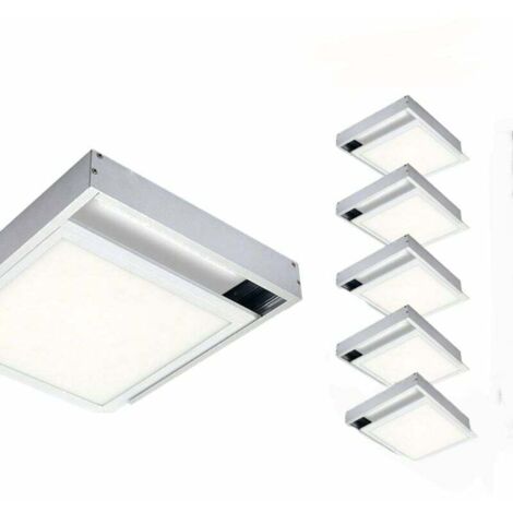 Kit en Saillie pour Dalle LED Slim 60x60 - Pack de 6 / Alu - SILUMEN